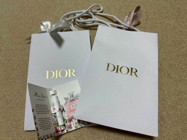 Dior ディオール ショッパー ショップ袋 2枚セット