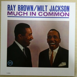 LP6265☆EU/Verve「Ray Brown / Milt Jackson / Much In Common / V-8580」の画像1