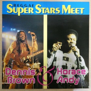 LP6536☆UK/Striker Lee「Dennis Brown & Horace Andy / Reggae Super Stars Meet / BLP4A」