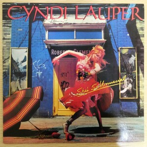 LP6545☆US/Portrait「Cyndi Lauper / She's So Unusual / FR-38930」