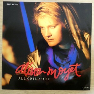 LP6550☆UK/CBS「 Alison Moyet / All Cried Out (The Remix) / QTA-4757」