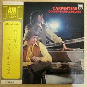 LP6585☆帯付/2枚組「 カーペンターズ / ゴールデン・ダブル・デラックス / AMW-31」