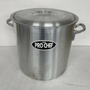 [EBM] Pro shef aluminium stockpot inside diameter 45cm capacity 70L business use store articles N0040