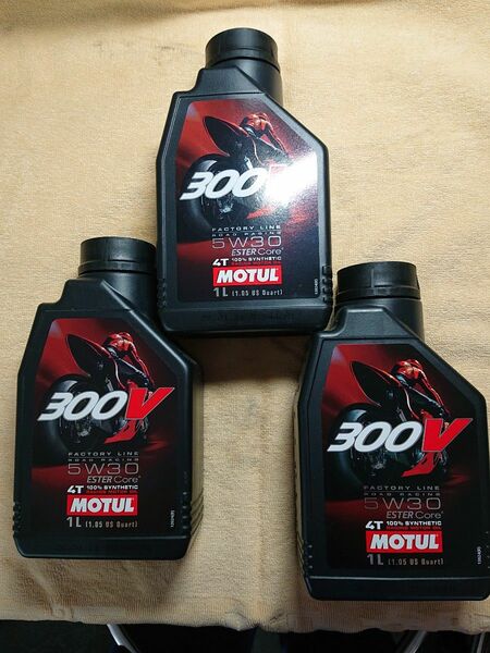 MOTUL 300V 5W30 ロード 1Lボトル 3本セット