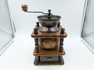 1000 jpy ~[ rare goods ]*BRW manual coffee mill globe * antique Showa Retro dressing up that time thing operation not yet verification Junk 