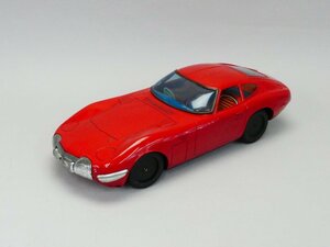 z716 редкий подлинная вещь Ichiko Toyota 2000GT красный жестяная пластина спорт машина общая длина примерно 41cm