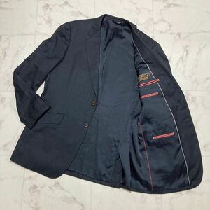 1 иен ~ превосходный товар высший класс линия Paul smith Paul Smith Loro Piana tailored jacket черный костюм высококлассный ткань большой размер XL редкий 