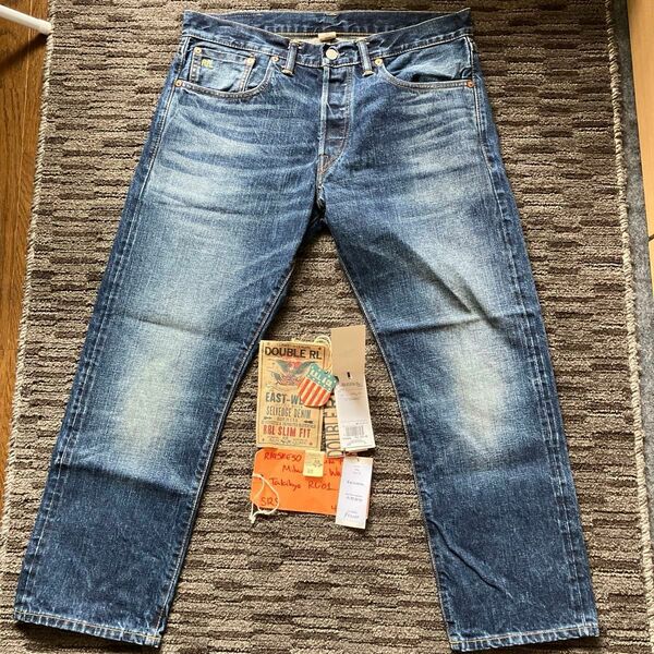 RRL×ロンハーマン　スリムフィットクロップドデニム　限定希少美品！！size32 RRL Ralph Lauren ＮＯ②