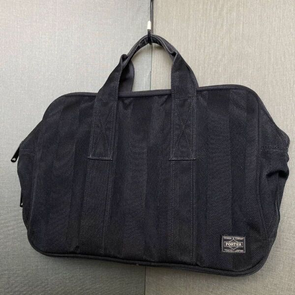 希少 PORTER ポーター 70周年記念 タンゴブラック ダブルジッパー 吉田カバン ビジネスバッグ 比較的きれいですが…