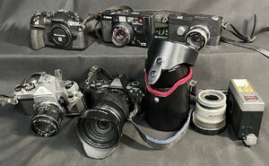 MIK380 camera * lens *OLYMPUS*Canon*PENTAX*MINOLTA[1 jpy start!!] junk collection 