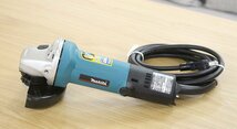 makita マキタ 100mm ディスクグラインダ 9533BLA 低速 高トルク型 スリムボディ ブレーキ付 研磨機 電動工具 2044601_画像2