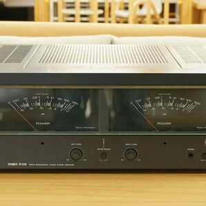 ONKYO オンキョー ステレオパワーアンプ Integra M-506 インテグラ 1979年製 オーディオ機器 音響機材 通電確認済み 現状品 2044428の画像1