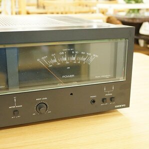 ONKYO オンキョー ステレオパワーアンプ Integra M-506 インテグラ 1979年製 オーディオ機器 音響機材 通電確認済み 現状品 2044428の画像3