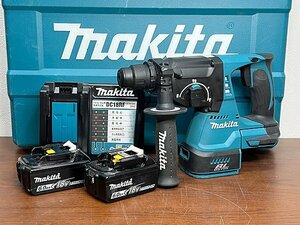 マキタ 充電式ハンマドリル HR244DRGX ブルー 24mm 18V/6.0Ah makita 青 工具 電動 2046002