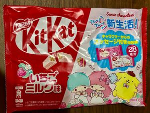 ネスレ キットカット ミニ サンリオキャラクターズ いちごミルク　10枚×1袋