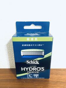 送料無料◆シック Schick ハイドロ5プレミアム 敏感肌 替刃 8コ入 新品