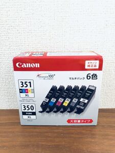  free shipping * Canon original ink cartridge BCI-351XL+350XL/6MP 6 color multi pack high capacity type installation time limit 2024.09 new goods 