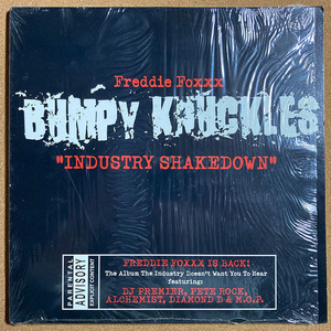 【試聴あり HIPHOP LP】BUMPY KNUCKLES / Freddie Foxxx / INDUSTRY SHAKEDOWN / 2枚組LP / 2000 US盤 / レコード / DJ PREMIER