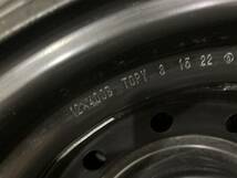 ほぼ未使用品 ブリヂストン エコピア R680 22年製 145/80R12 12×4.00B 4穴 PCD100 4本 札幌近郊引取OK_画像5