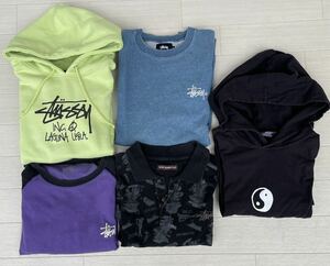 Stussy まとめ売り パーカー ポロシャツ 半袖スウェット ラグランＴシャツ ステューシー ワールドツアー 陰陽