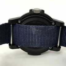 美品 LUMINOX ルミノックス シーバス カルボノックス 腕時計 クオーツ X2.2003.ND アナログ ネイビーブルー カレンダー 箱付 動作確認済み_画像6