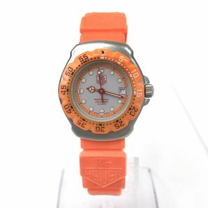TAG HEUER タグホイヤー FORMULA1 フォーミュラ1 腕時計 クオーツ 373.508 プロフェッショナル オレンジ カレンダー コレクション おしゃれの画像2
