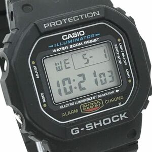 新品 CASIO カシオ G-SHOCK ジーショック 腕時計 DW-5600E-1V クオーツ デジタル スクエア ブラック カレンダー 樹脂ベルト 動作確認済み