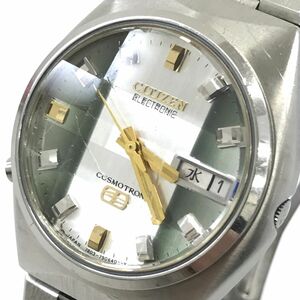 CITIZEN シチズン COSMOTRON コスモトロン Electronic 腕時計 7803-790413 TA クオーツ ラウンド ヴィンテージ 電池交換済み 動作確認済み