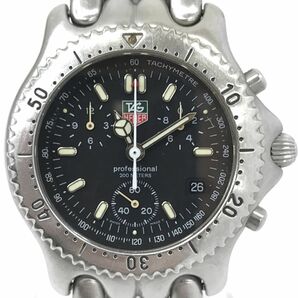 美品 TAGHEUER タグホイヤー PROFESSIONAL プロフェッショナル セル 腕時計 CG1110-0 クオーツ クロノグラフ 電池交換済 動作確認済の画像1