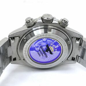 新品 J.HARRISON ジョン ハリソン 腕時計 自動巻き JH018-WHWH 手巻き付 機械式 オートマティック シルバー ホワイト おしゃれ 動作OK。の画像6