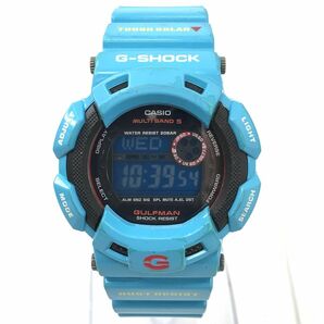 CASIO カシオ G-SHOCK ジーショック GULFMAN ガルフマン 腕時計 電波ソーラー GW-9100BL-2JF マルチバンド5 TITANIUM チタン 動作確認済みの画像2