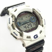 CASIO カシオ G-SHOCK ジーショック GULFMAN ガルフマン 腕時計 電波ソーラー GW-9110K-7JR イルクジ マルチバンド6 ホワイト 動作確認済み_画像4