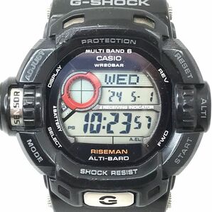 CASIO カシオ G-SHOCK ジーショック RISEMAN ライズマン 腕時計 GW-9200J-1 電波ソーラー デジタル ラウンド マルチバンド6 動作確認済みの画像1