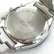 CASIO カシオ EDIFICE エディフィス 腕時計 EF-521DJ-1 クオーツ ラウンド クロノグラフ ブラック レッド カレンダー 格好良い 動作確認済_画像5