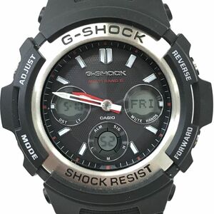 新品 CASIO カシオ G-SHOCK ジーショック 腕時計 AWG-M100-1A 電波ソーラー マルチバンド6 タフソーラー アナデジ ブラック 箱付き 動作OK