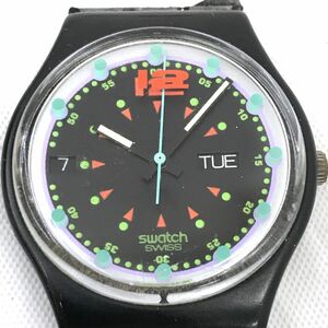 Swatch スウォッチ Batticuore 腕時計 GB724 クオーツ コレクション コレクター おしゃれ カレンダー カジュアル 格好良い 動作確認済