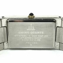 SEIKO セイコー CREDOR クレドール 腕時計 8420-6410 クオーツ スクエア レクタンギュラー 22K 37g ヴィンテージ 電池交換済 動作OK_画像6