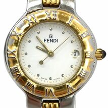 FENDI フェンディ 腕時計 900L 032-704 クオーツ アナログ ラウンド ゴールド ヴィンテージ コレクション おしゃれ 箱付き 動作確認済み_画像1