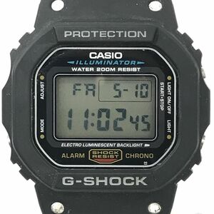 CASIO カシオ G-SHOCK ジーショック カスタム 腕時計 DW-6900E-1 クオーツ ブラック デジタル カジュアル カレンダー 20気圧 動作確認済