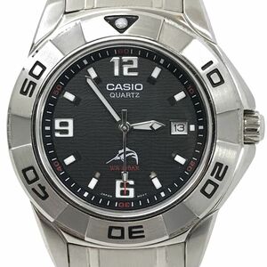 美品 CASIO カシオ STANDARD カシオスタンダード 腕時計 MDV-100D-1 クオーツ ブラック カレンダー カジュアル 電池交換済 動作確認済