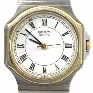 SEIKO セイコー 腕時計 7321-0030 クオーツ アナログ ラウンド ホワイト シルバーヴィンテージ 諏訪精工舎 1979年製 電池交換済み 動作OK