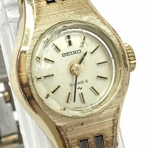 SEIKO セイコー 腕時計 11-0330 手巻き アナログ ラウンド ゴールド ヴィンテージ ウォッチ おしゃれ 21石 亀戸精工舎 1979年製 レディース