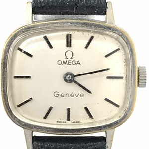 OMEGA オメガ 腕時計 手巻き アナログ スクエア シルバー ブラック ヴィンテージ コレクション シンプル ウォッチ アンティーク 動作確認済