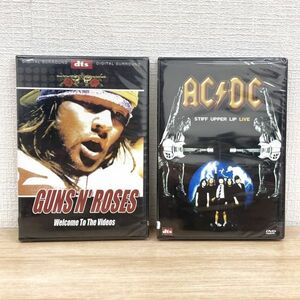 新品 未開封 DVD 2枚セット GUNS N' ROSES ガンズ アンド ローゼズ AC/DC エーシー ディーシー LIVE 音楽 洋楽 海外 ロック バンド .