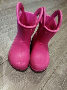 クロックス 長靴 ピンク