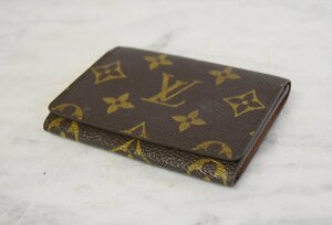 K●【中古】LOUIS VUITTON モノグラム アンヴェロップ・カルト ドゥ ヴィジット ルイ・ヴィトン