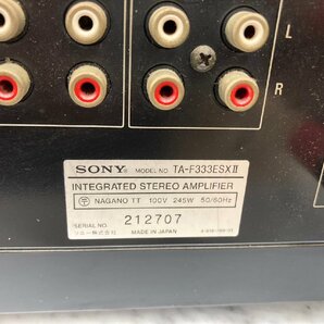 T7901＊【中古】SONY ソニー TA-F333ESXII プリメインアンプの画像6