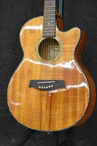 F* Ibanez Ibanez electric acoustic guitar AEG60EKO -NT-3T-01 * junk *