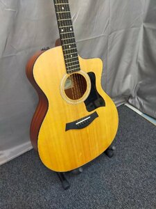 T7996*[ used ]Taylor Taylor 114ce electric acoustic guitar soft case attaching 