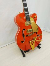 T8099＊【ジャンク】GRETSCH グレッチ 6120 エレキギター フルアコ ハードケース付き_画像1